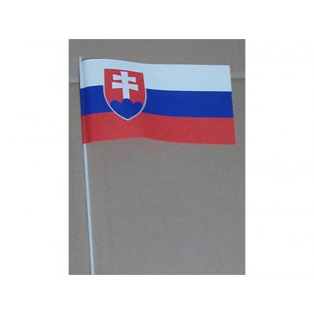 Slowakije zwaai vlaggetjes 12 x 24 cm